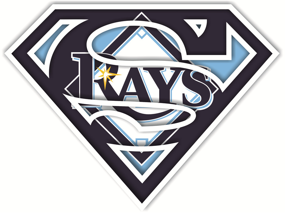Tampa Bay Rays superman logos fabric transfer